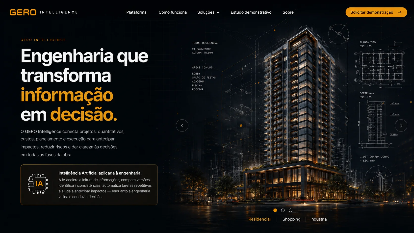 GERO Intelligence — Engenharia que transforma informação em decisão.